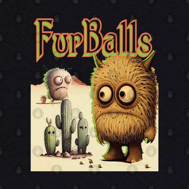 Fur Balls, Desert Monsters by April Snow 